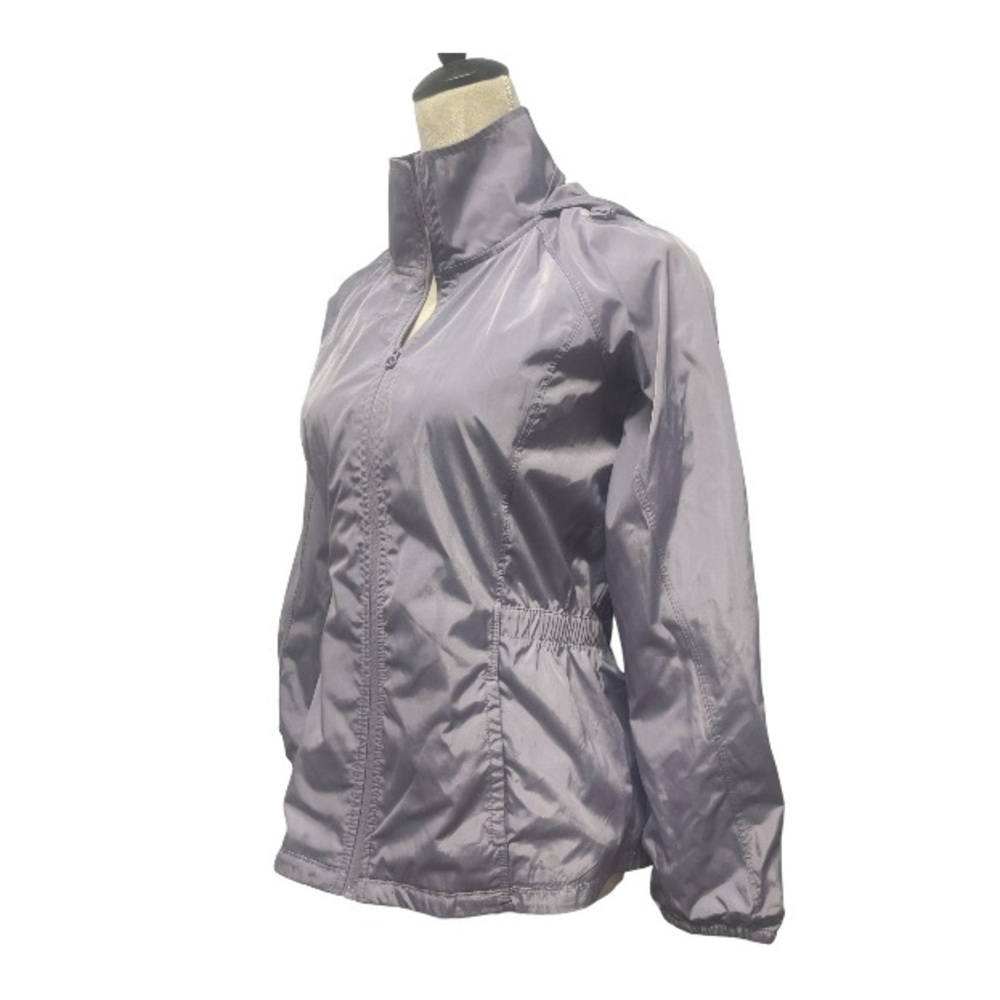 Layers Light Purple Rain Coat with Hood